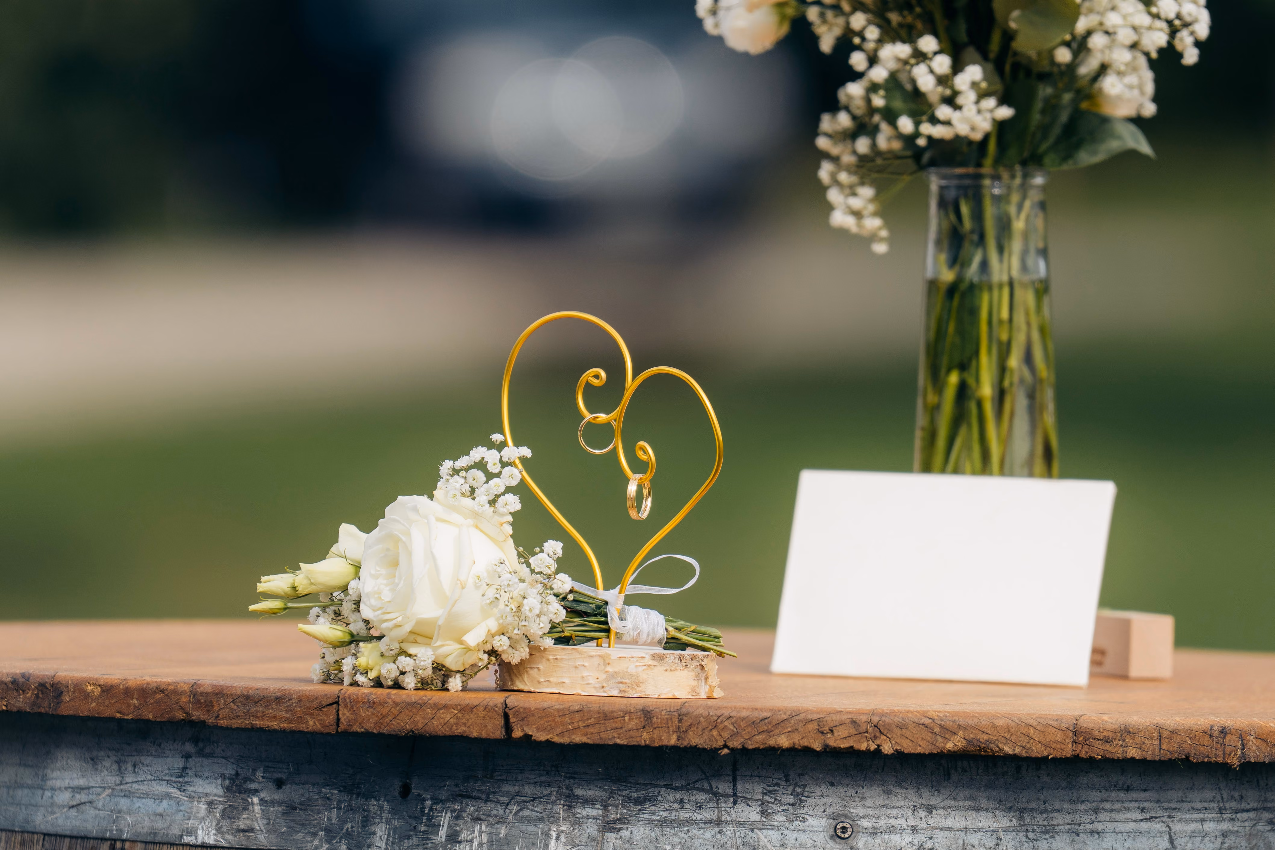 Später: Trauung einer Hochzeit